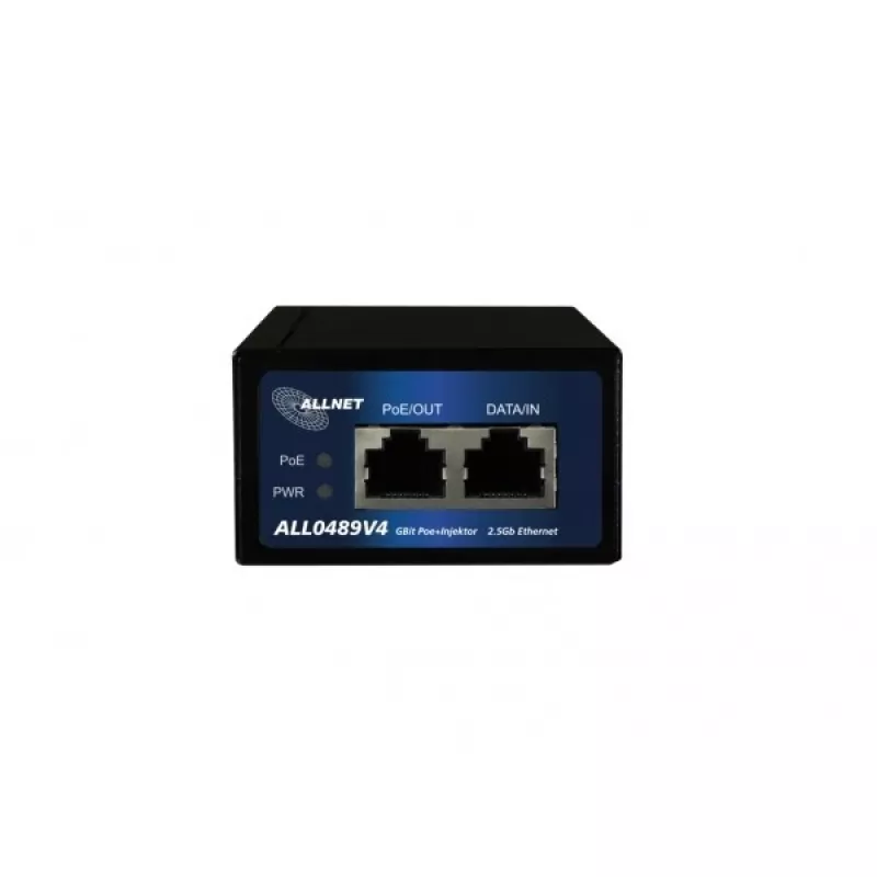 Netwerkswitch ALLNET ALL0489V4 Power over Ethernet PoE zwart