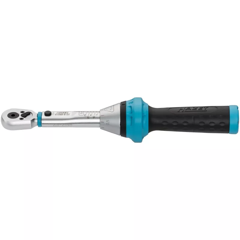 Momentsleutel 5108B-3CT voor bits, 1/4 (blauw/zwart, omschakelbare ratel)