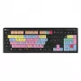 Logickeyboard ASTRA 2 USB AZERTY Engels zwart full-size toetsenbord