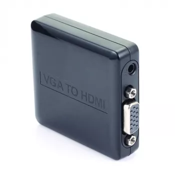 Verloopstuk HDMI naar VGA+R/L
