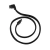 SilverStone SATA III-kabel 50 cm haaks / recht - omhuld zwart