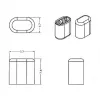Stopcontactbeschermkap DeLOCK 64035 transparant 10 stuks