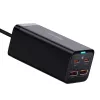 Baseus GaN3 Pro CCGP000101 bureaulader 100 W, 2x USB-C + 2x USB-A, PD 3.0, QC 4.0+, 1,5 m kabel, zwart