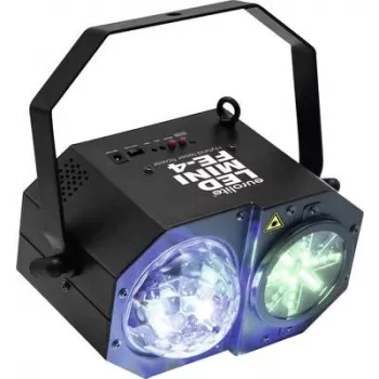 Verlichtingsarmatuur EUROLITE FE-4 hybride met laser LED-effectlicht, hybride laser + LED