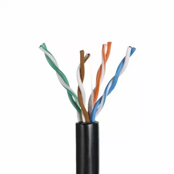 Alantec KIU5OUTS305Q netwerkkabel zwart 305 m Cat5e U/UTP (UTP) (KIU5OUTS305Q)