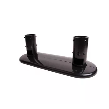 B-Tech SYSTEM 2 – hoogbelastbare tweemast-plafond-/vloerbeugel voor Ø50mm masten