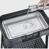 SEVERIN PG 8596 tafel-elektrogrill, 2000 W, rechthoekig rooster, zwart, draaiknop