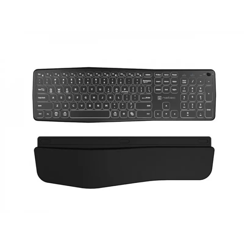 NATEC PORIFERA Toetsenbord Home/Office Bluetooth QWERTY US International Zwart