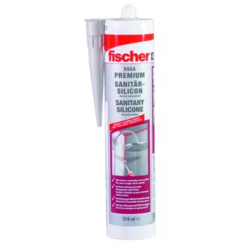 Sanitairsilicon DSSA W 310ml, dichtmiddel wit