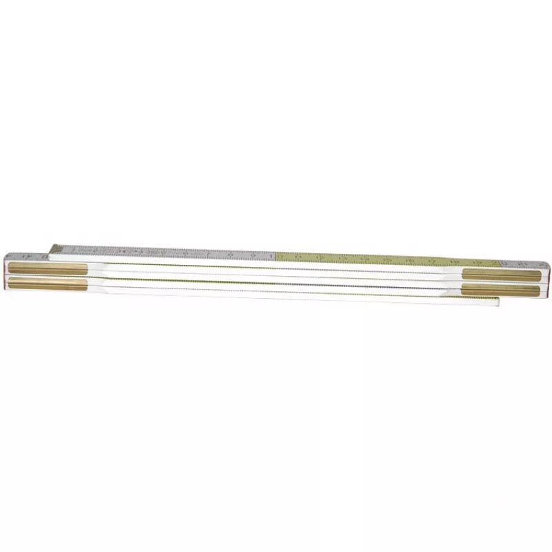 Duimstok STANLEY 0-35-458, hout, 2 m, 17 mm breed, wit/geel