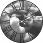 NeXtime klok 3037 Clouds, Ø39 cm, wand, zwart