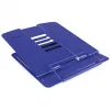 Boekstandaard HERMA 19962 blauw metaal
