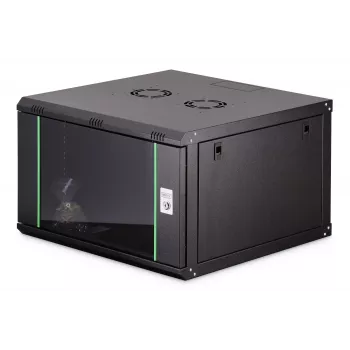 Wandgemonteerde 19-inch rackbehuizing DIGITUS Dynamic-N DN-37103 — 7U, 600x600 mm, IP20, ongemonteerd, zwart
