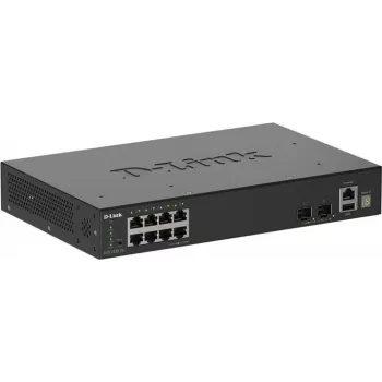 D-Link 10-poorts Gigabit stackable Smart Managed switch met 2 x 10G SFP+-poorten