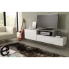 Cama TV-kast SIGMA 3 180 wit/wit glanzend + Sonoma-eiken