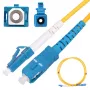 Patchkabel Extralink LC/UPC – SC/UPC singlemode G.652D, simplex, 3 mm, 0,5 m