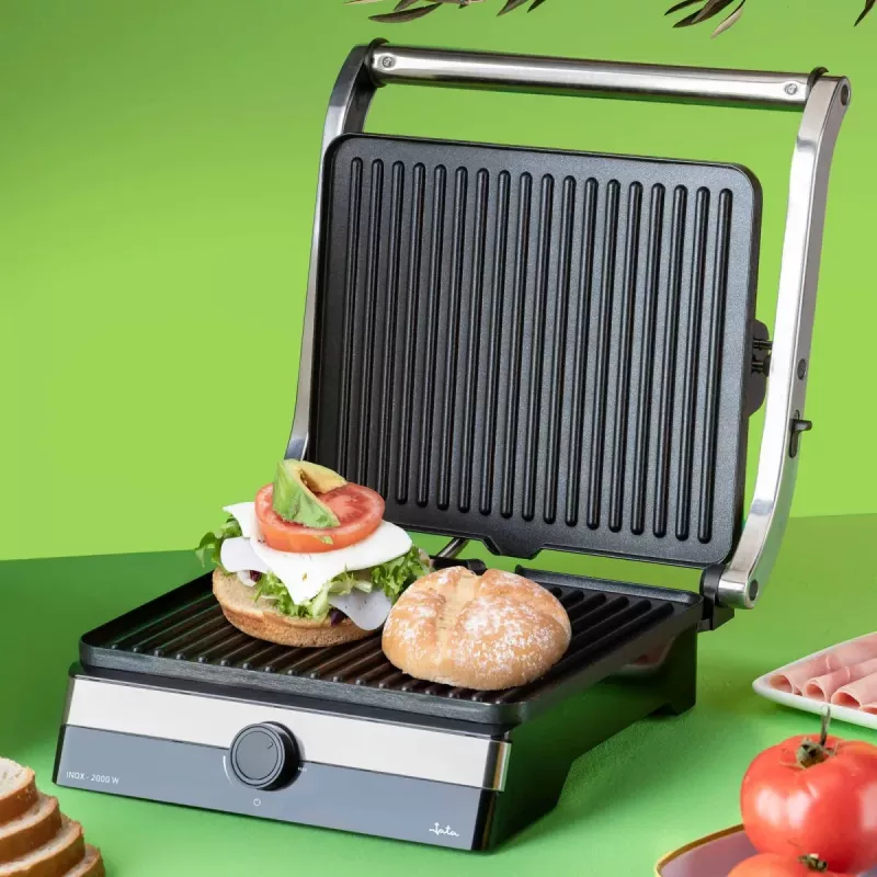 Elektrische grill Jata JEGR1596 2000W met antiaanbak kookoppervlak