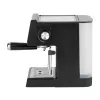 Jata JECA2525 espressomachine, 20 bar, 850 W, waterreservoir van 1,8 l, stoompijp, zwart / roestvrij staal