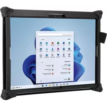 Mobilis RESIST Pack - achterzijdecover voor tablet - slijtvast - zwart - voor Microsoft Surface Pro 8 (050053)