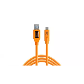 CUC3215-ORG, 4,6 m, USB A, USB C, USB 3.2 Gen 1 (3.1 Gen 1), 5000 Mbit/s, oranje