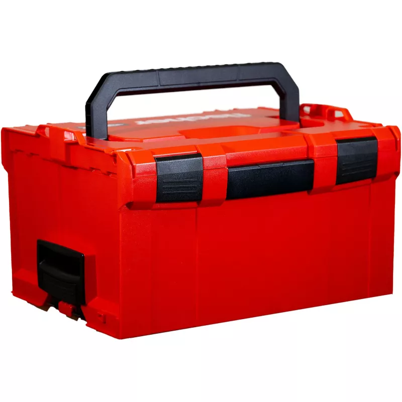 Toolbox FISCHER L-BOXX FLB 238 leeg, rood/zwart, modulaire opbergkoffer
