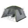 Paviljoen Cabana (grijs/limette, 3,5m x 3,5m)