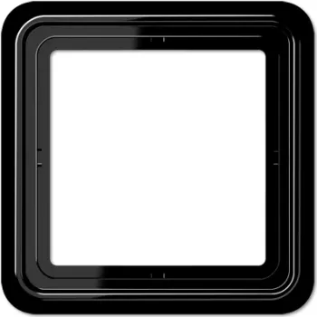 JUNG CD 581 SW enkelvoudig frame, zwart, IP44