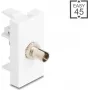 Lichtwellenleiter-adapter DELOCK 90915 ST simplex bus naar ST simplex wit