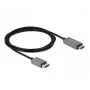 DisplayPort-naar-HDMI-kabel DeLOCK actief 1.4 4K 60Hz 2m