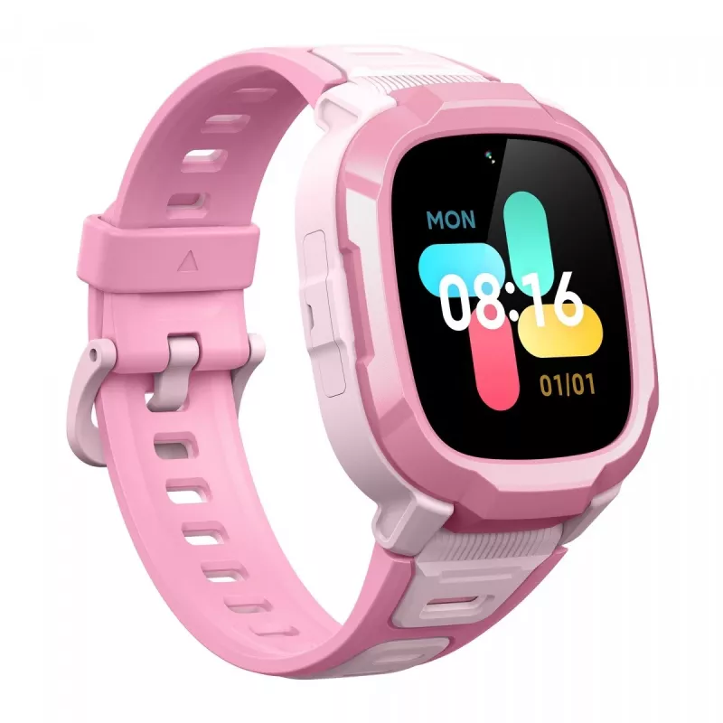 Mibro P6 4G LTE roze smartwatch voor kinderen