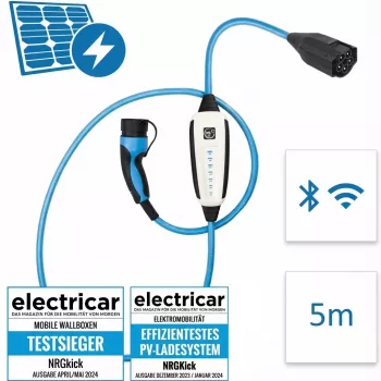 Oplaadkabelset NRGkick 32A 5 m met Optimal GSM WLAN-adapter