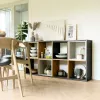 Topeshop MALAX 2X4 ANT/ART boekenkast voor de woonkamer