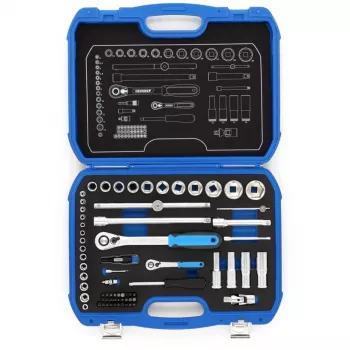 Dopsleutelset Gedore 19 BMC 20 — 69-delige, 1/4 inch en 1/2 inch aandrijving