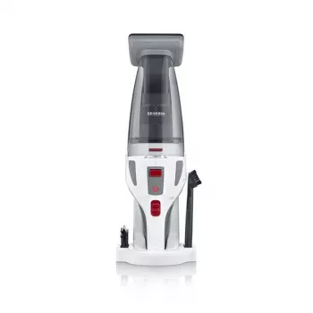 Severin HV 7146 steelstofzuiger/elektrische bezem accu droog & nat UltraFine 120 W grijs, rood, wit 2,2 Ah