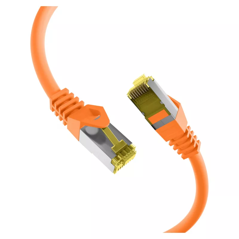RJ45-patchkabel Cat.6A S/FTP LSZH Cat.7 ruwkabel oranje