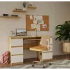 KUBA bureau Artisan-eiken/wit set