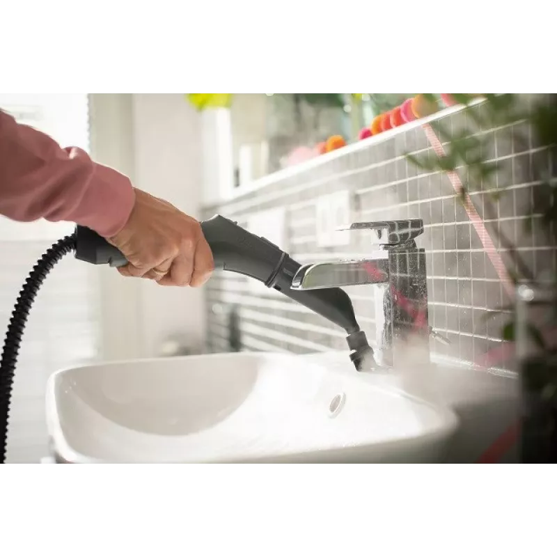 Stoomreiniger Kärcher SC 3 EasyFix Plus — 1 L watertank, 1900 W, 3,5 bar stoomdruk, wit