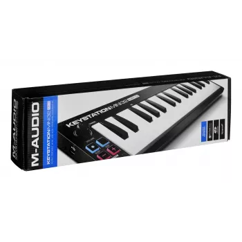 M-AUDIO Keystation Mini 32 MK3 MIDI-toetsenbord 32 toetsen USB zwart, wit