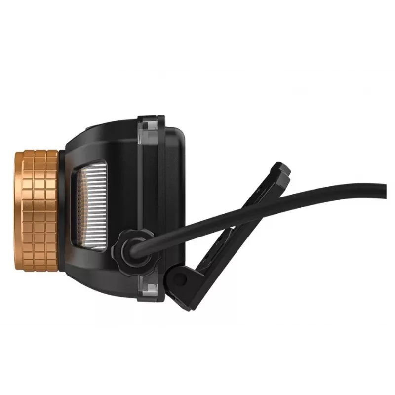 Hoofdlamp Duracell DH1500R — zwart/oranje, oplaadbare handsfree verlichting