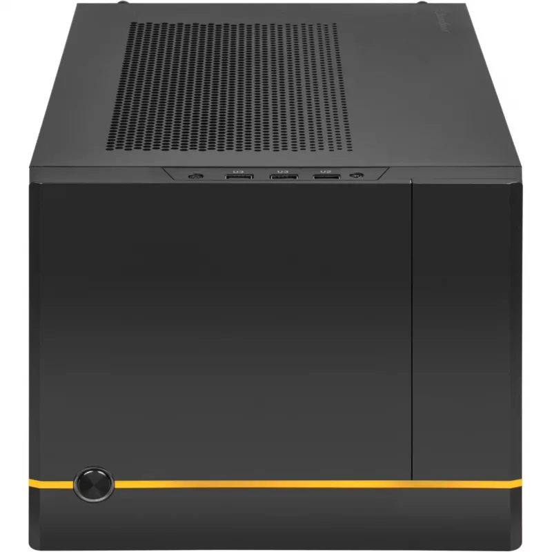 SilverStone SUGO SG14B - tower - Mini-DTX - zonder voeding (ATX / PS/2) - zwart - USB/audio (SST-SG14B)