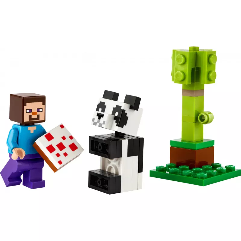 LEGO Minecraft Steve en Baby-Panda 30672 polybeutel
