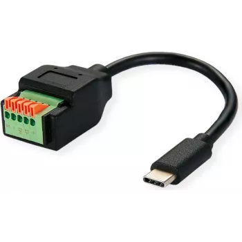 ROLINE kabel-adapter Type-C ST - push-terminalblock - adapter - digitaal/data (12.02.1173)