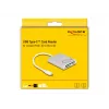 Kaartlezer DeLOCK 91005 USB 3.2 Gen 1 Type-C grijs CF MMC MicroSD
