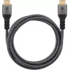 Plus High-Speed HDMI-kabel met Ethernet, 4K @ 60Hz (grijs, 15 meter)