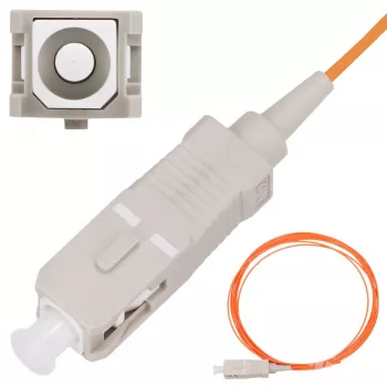 Pigtail SC/UPC multimode-kabel Extralink OM2 50 µm 900 µm 2 m FTTH oranje