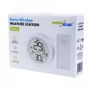 GreenBlue draadloos weerstation, IN/OUT temperatuur, klok, °C/°F selecteerbaar, bereik tot 60 m, GB162