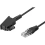 Wentronic Goobay - telefoonkabel - TAE-F (M) - RJ-45 (M) - 15 m - zwart (51236)