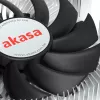 Akasa AK-CC6609EP01 low-profile CPU-koeler, Intel LGA1700, 21,8 mm hoogte