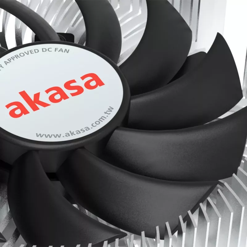 Akasa AK-CC6609EP01 low-profile CPU-koeler, Intel LGA1700, 21,8 mm hoogte