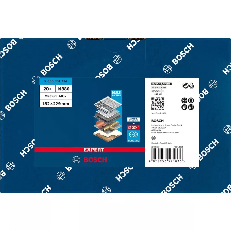 Bosch 2 608 901 214 handschuuraccessoire schuurpad middelkorrel 1 st.